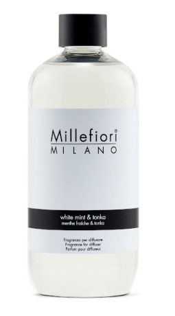 WHITE MINT & TONKA - Millefiori 500 ml Nachfüllflasche