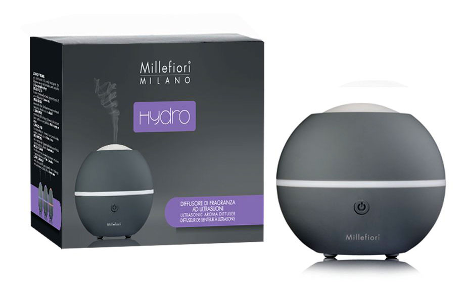 Millefiori Ultraschall Diffusor - Half Sphere - Grau Hydro - Ihr Millefiori  Milano Partner